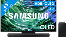 Samsung OLED 4K 65S90D (2024) + Samsung HW-Q600C (2023) Samsung televisie promotie