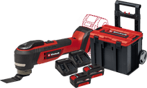 Einhell TP-MG 18 Li BL Solo Batterie 4,0 Ah (2x) E-Case L Kit de Démarrage Outil multifonctions à batterie