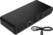 BlueBuilt DisplayLink Docking Station Pro with USB-C Black 