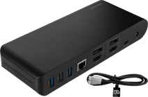 BlueBuilt Displaylink docking station Pro with Usb C black USB-C docking station voor laptops