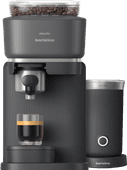 Philips BAR303/60 + Mousseur à Lait Machine expresso manuelle avec broyeur de grains
