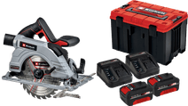 Einhell TP-CS 18/190 Li BL Solo 4Ah Battery (2x) E-Case M Starter Kit 