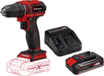 Einhell TE-CD 18/40 Li BL Solo + Einhell Power-X-Change Batterie 2,5 Ah et Chargeur 