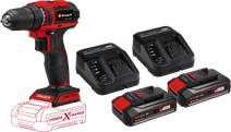 Einhell TE-CD 18/40 Li BL Solo 2.5Ah Battery (2x) Starter Kit 