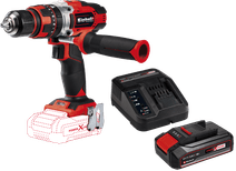 Einhell TE-CD 18/48 Li-i Solo + Einhell Power-X-Change Batterie 2,5 Ah et Chargeur 