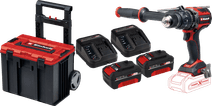 Einhell TP-CD 18/120 Li-i BL Solo 4.0Ah Battery (2x) E-Case L Starter Kit 