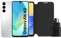 Samsung Galaxy A16 128GB White 4G + Accessory Pack Affordable smartphone