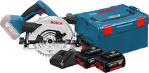 Bosch Professional GKS 18V-57 G 5Ah GBA Battery (2x) Starter Kit Bosch circular saw