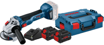 Bosch Professional GWS 18V-10 8,0 Ah ProCORE Accu (2x) Starterspakket Bosch haakse slijper