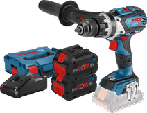 Bosch Professional GSB 18 V-110 C Batterie 8,0 Ah ProCORE (2x) Kit de Démarrage Perceuse à percussion sur batterie