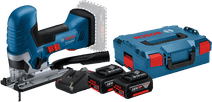 Bosch Professional GST 18V-125 S 5,0 Ah GBA Accu (2x) Starterspakket Decoupeerzaag zonder accu