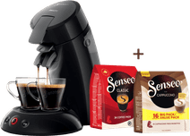 Philips Senseo Original HD6553/67 Noir + 52 Dosettes de Café Senseo Original