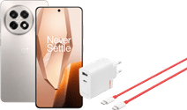 OnePlus 13R 256GB Wit 5G + OnePlus SuperVOOC Oplader 120W met 2 Poorten OnePlus 13