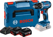 Bosch Professional GSR 18V-45 5.0Ah GBA Battery (2x) Starter Kit 