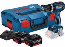 Bosch Professional GSB 18V-90 C 5.0Ah GBA Battery (2x) Starter Kit 