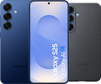 Samsung Galaxy S25 512 Go Bleu Foncé 5G + Samsung Kindsuit Back Cover Noir Samsung Galaxy S25