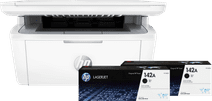 HP LaserJet M140w MFP + 2 Toners Noirs Supplémentaires 