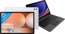 Samsung Galaxy Tab S10 Plus 12.4 inches 256GB WiFi Silver + BlueBuilt Keyboard Cover AZERTY Android tablet for business use