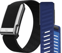 WHOOP MG Life Zwart Abonnement 1 Jaar + WHOOP MG SportFlex Band Blauw WK voetbal 2026 WHOOP activity tracker deal