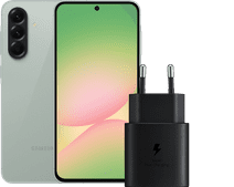 Samsung Galaxy A56 256GB Groen 5G + Samsung Oplader 25 Watt Zwart Samsung Galaxy A56