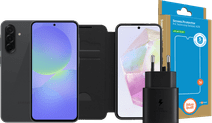 Samsung Galaxy A36 128GB Zwart 5G + Compleet Accessoirepakket Samsung Galaxy A36