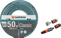 GARDENA Classic 1/2 50m + GARDENA Starter Set Separate regular garden hose