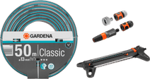 GARDENA Classic 1/2 50m Medium Sprinkler Pack Separate regular garden hose