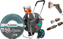 GARDENA Classic 1/2 50m CleverRoll L Easy Premium Spray Nozzle Pack Hose reel and hose cart