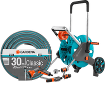 GARDENA Classic 1/2" 30m CleverRoll M Classic Spray Nozzle Pack 
