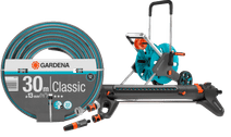 GARDENA Classic 1/2" 30m CleverRoll M Large Sprinkler Pack 