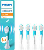 Philips Sonicare For Kids 3+ HX6034/90 (4 stuks) Philips Sonicare opzetborstel