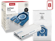 Miele Pack XL Hyclean 3D GN + Filtre HEPA (8 pièces) Pièces détachées pour aspirateurs