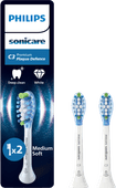Philips Sonicare Premium Plaque Defense HX9042/87 White (2 units) 