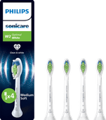 Philips Sonicare Optimal White HX6064/87 White (4 units) Brush attachment for whiter teeth