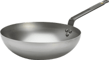 De Buyer Mineral B Wok 28cm Pan without non-stick coating