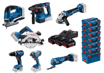 Bosch Professional 7-delige Combiset Accu combiset