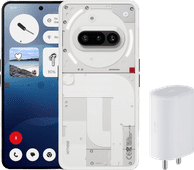 Nothing Phone (3a) 128 Go Blanc 5G + Nothing Chargeur Power Delivery 45 W Blanc Smartphone avec la meilleure caméra