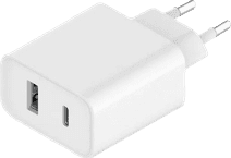 Xiaomi Power Delivery en Quick Charge Oplader met 2 Usb Poorten 33W Wit Usb C oplader