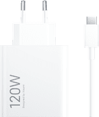 Xiaomi Hypercharge Power Delivery Oplader 120W + Usb A naar Usb C Kabel (1m) Wit Usb C oplader