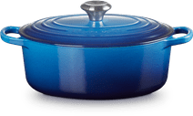 Le Creuset Signature ovale braadpan 31 cm azure Emaille pan