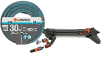 GARDENA Classic 30m Small Sprinkler Pack Regular garden hose