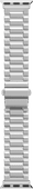 Just in Case Rvs Bandje Zilver voor Apple Watch 40/41/42 mm Zakelijk bandje voor Apple Watch