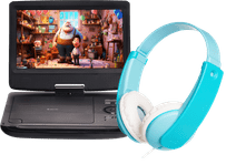Denver MT-1097 + JVC HA-KD7 Blue 