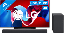 LG 48" OLED Evo C4 4K (2024) + LG DSC9S (2024) TV LG de 2024