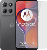 Motorola Moto G15 Power 256 Go Gris 4G + Just in Case Tempered Glass Protège-écran Smartphone Motorola