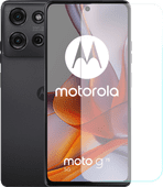 Motorola Moto G75 256GB Zwart 5G + Just in Case Tempered Glass Screenprotector Motorola smartphone