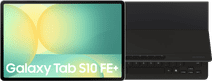 Samsung Galaxy Tab S10 FE Plus 13,1 inch 256GB Wifi Zilver + Toetsenbord Hoes AZERTY Samsung Galaxy Tab S10 FE Plus