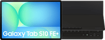 Samsung Galaxy Tab S10 FE Plus 13.1 inches 256GB WiFi and 5G Gray + Keyboard Cover AZERTY Large tablet