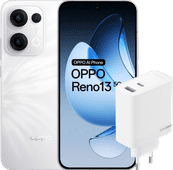 OPPO Reno13 256GB Wit 5G + OPPO SuperVOOC Oplader 80W met 2 Poorten OPPO Reno serie