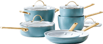 Greenpan Padova Reserve Pannenset 10-delig Sky Blue Sauteerpan voor inductie